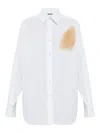 Moschino Abstract-print Shirt In White