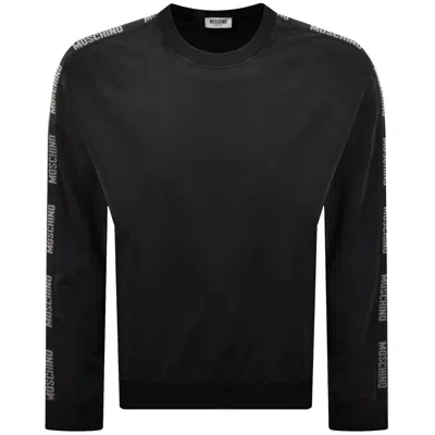 Moschino Active Logo Tape Sweatshirt Black