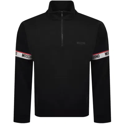 Moschino Active Zip Sweatshirt Black