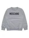 Moschino Addition Crew-neck Sweatshirt In Grey