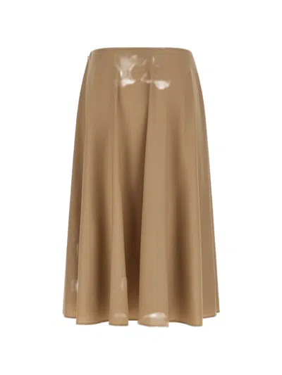 Moschino A-line Midi Skirt In Multi
