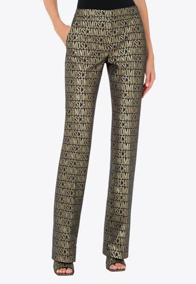 Moschino All-over Logo Tailored Pants