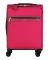Moschino All-over Logo Trolley Case In Pink