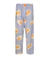 Moschino All-over Printed Trousers In Blue