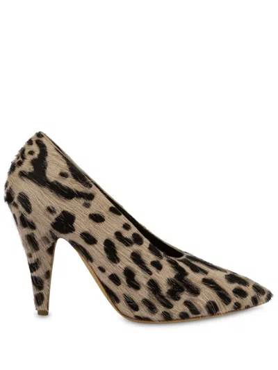 Moschino Animal-print Pumps In 中性色