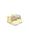 Moschino Animals-patch Sneakers In Multi
