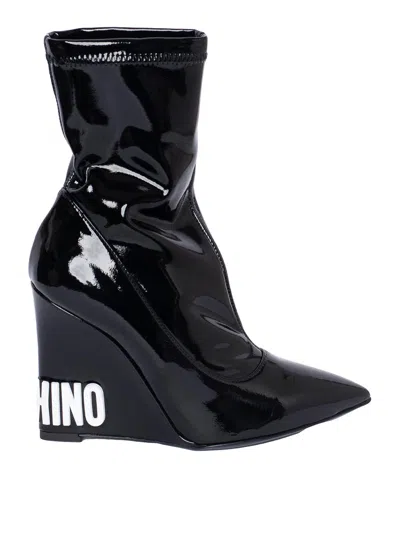 MOSCHINO BOTAS - NEGRO