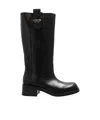 Moschino Heeled Boots In Black