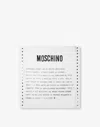 Moschino Archive Message Silk Scarf In White