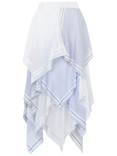 MOSCHINO ASYMMETRIC MAXI SKIRT