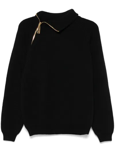 Moschino Wool Pullover In Black