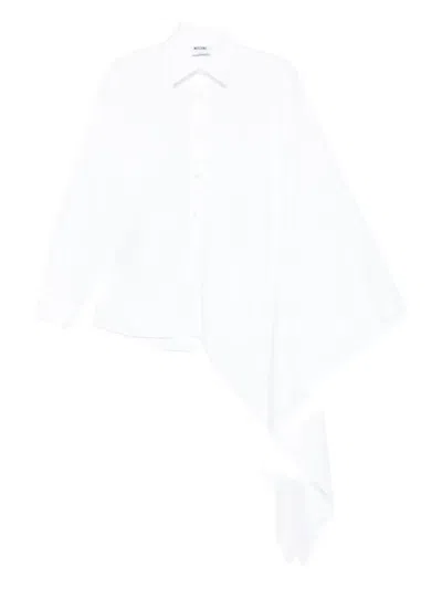 Moschino Asymmetric Shirt In White