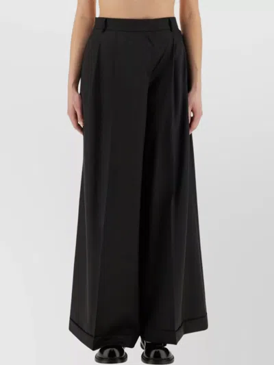 MOSCHINO ASYMMETRICAL DESIGN WOOL PANTS