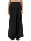 Moschino Couture Asymmetrical Wool Pants