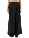 Moschino Couture Asymmetrical Wool Pants