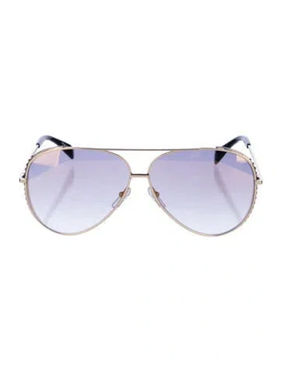 Pre-owned Moschino Aviator Gradient Sunglasses In Multi