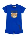 MOSCHINO BABY BOY'S & LITTLE BOY'S TEDDY BEAR T-SHIRT & SHORTS SET