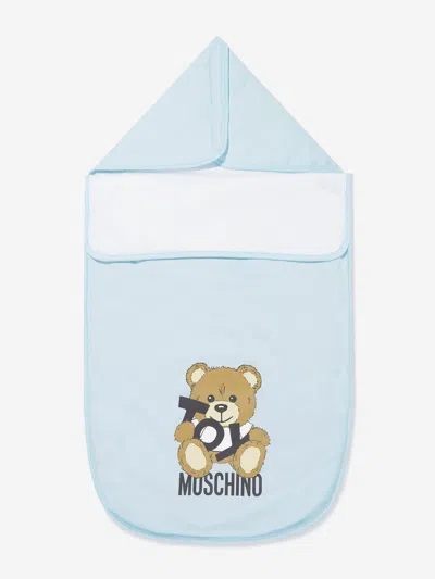 Moschino Baby Boys Teddy Bear Nest In Blue