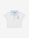 Moschino Baby Boys Teddy Bear Polo Shirt In Ivory