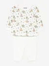 Moschino Baby Forest Teddy Bear Trouser Set In Multi