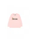 Moschino Baby Girl Sweatshirt  M8f03q_rosa In Pink
