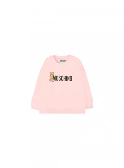 Moschino Kids' Baby Girl Sweatshirt  M8f03q_rosa In Pink