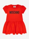 MOSCHINO BABY GIRLS LOGO JERSEY DRESS