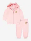 Moschino Baby Girls Teddy Bear Tracksuit In Pink