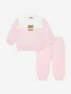 Moschino Baby Girls Teddy Bear Tracksuit In Pink