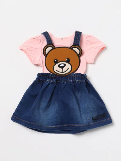 Moschino Baby Jumpsuit  Kids In Pink