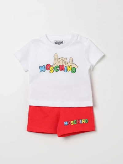 Moschino Baby Jumpsuit  Kids Color White