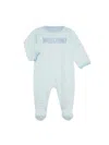 MOSCHINO BABY'S LOGO STRIPED FOOTIE