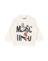 Moschino Baby Newborn Sweatshirt White Size 3 Cotton, Elastane, Wool, Acrylic, Polyamide