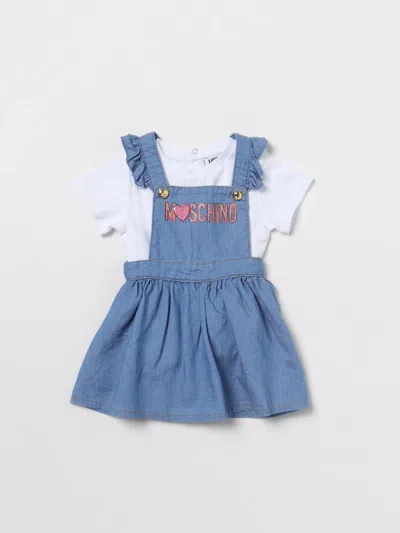 Moschino Baby Romper  Kids Color Blue