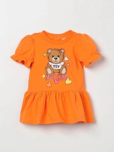 Moschino Baby Romper  Kids Color Orange