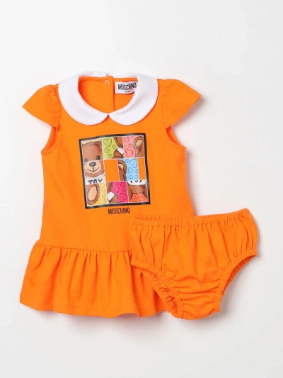 Moschino Baby Romper  Kids Color Orange