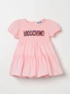 MOSCHINO BABY ROMPER MOSCHINO BABY KIDS COLOR PINK,F29007010