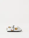 MOSCHINO BABY SHOES MOSCHINO BABY KIDS COLOR WHITE,f50378001