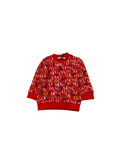 Moschino Kids' Baby Sweatshirt  Muf060 In Red
