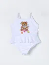 MOSCHINO BABY SWIMSUIT MOSCHINO BABY KIDS COLOR WHITE,404624001