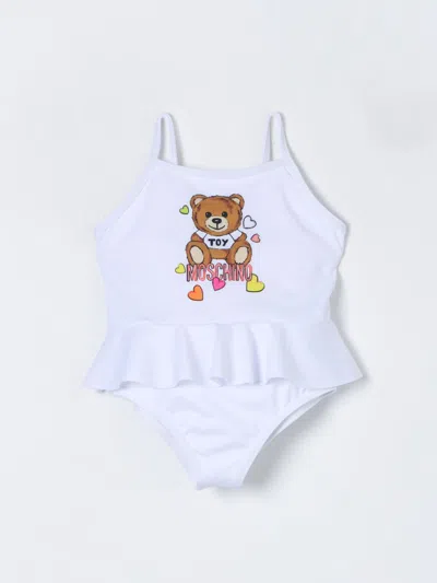 Moschino Baby Swimsuit  Kids Color White