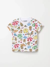 MOSCHINO BABY T-SHIRT MOSCHINO BABY KIDS COLOR MULTICOLOR,F34277005