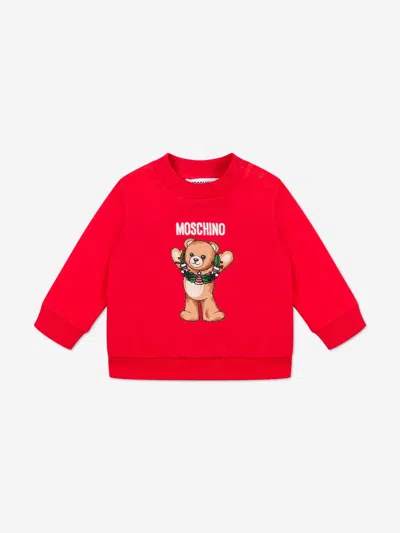 MOSCHINO MOSCHINO BABY TEDDY BEAR SWEATSHIRT