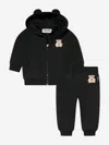 Moschino Baby Teddy Bear Tracksuit In Black