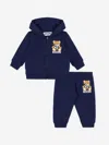 Moschino Baby Teddy Bear Tracksuit In Blue