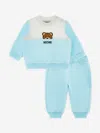 Moschino Baby Teddy Bear Tracksuit In Blue