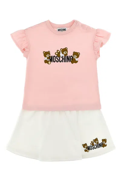 Moschino Baby Kids'  'teddy' T-shirt + Skirt Set