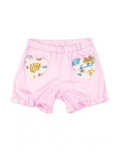 Moschino Baby Toddler Girl Shorts & Bermuda Shorts Pink Size 3 Cotton, Elastane, Polyester