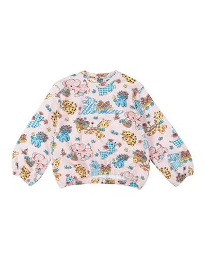Moschino Baby Toddler Girl Sweatshirt Light Pink Size 3 Cotton, Elastane, Polyester