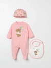 MOSCHINO BABY TRACKSUITS MOSCHINO BABY KIDS COLOR PINK,F34275010